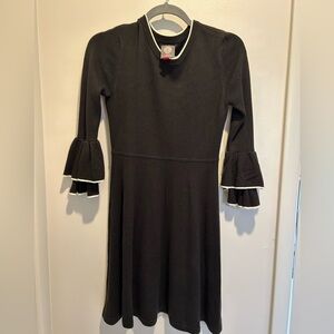 Vince Camuto Black Minidress Dress with White Trim